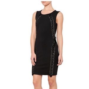 Haute Hippie Black Chain Dress NEW
